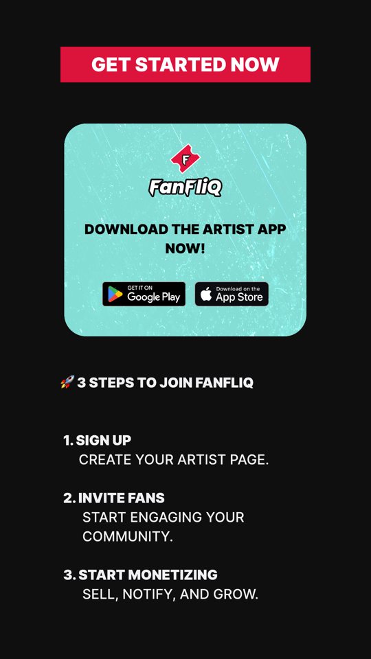 Three steps for an artist to join