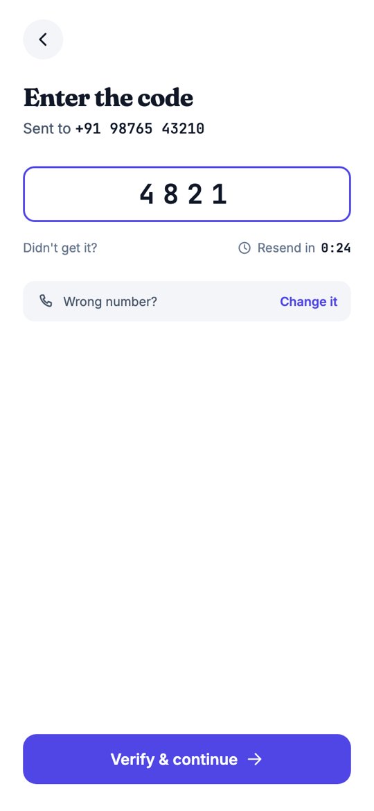 Enter the 6-digit code