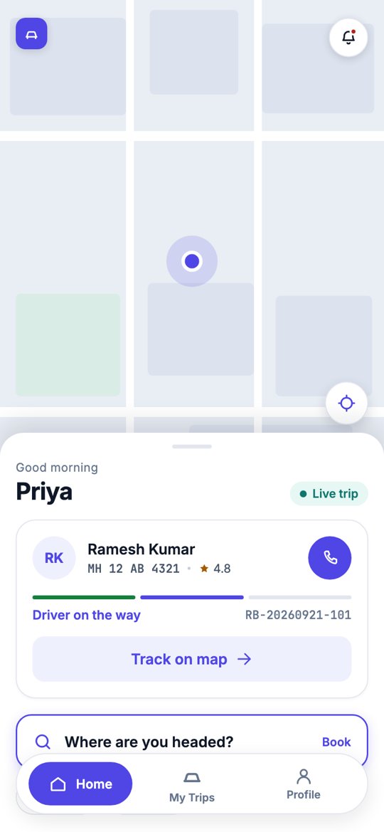 Employee home: the live trip, where to next, and upcoming rides